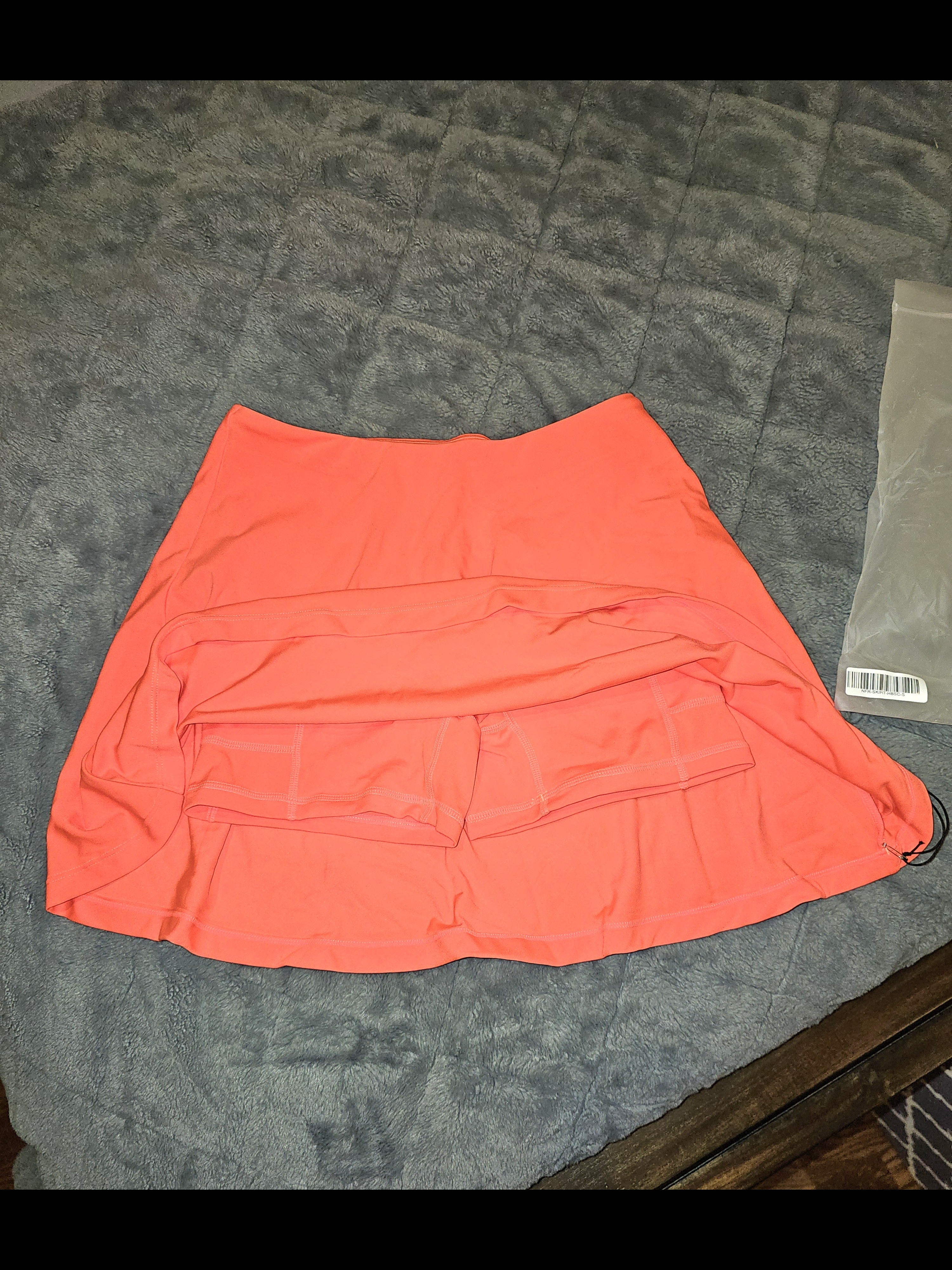 Nwt Paragon Women's Neon Coral A-Line Skirt — image 2 of 4
